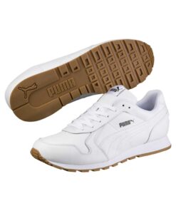 St Runner Lthr Full White Unisex Sneaker Sneakers 359130-07