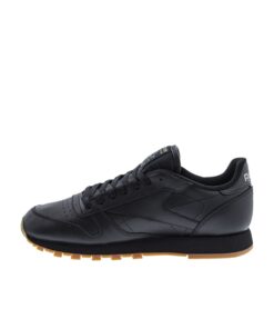 CL LTHR Black Men's Running Shoes 100281586