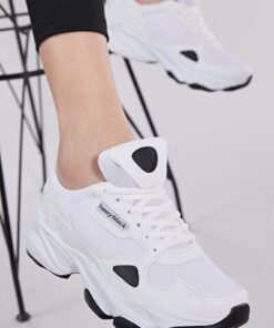 Unisex Sneakers White Black Zhr
