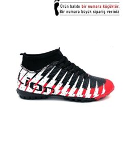 Football Shoes Socks Turf Black Red