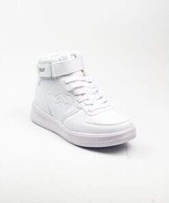 16308 White Unisex Basket Shoes White-36