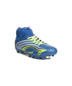 435 Crape Blue Yellow Ankle Socks Grass Tooth Football Shoes