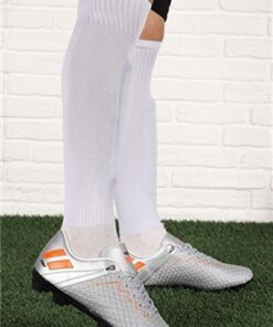 27880 Football Boots Grass Field Men's Football Shoes - Silver - 41