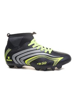 Super Mercury Ankle Sock Turf Grass Gear Cleats Football Shoes 435 Black Yellow