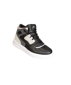 M.p Women's Black White Ankle Comfort Sole Basket Casual Sports Shoes