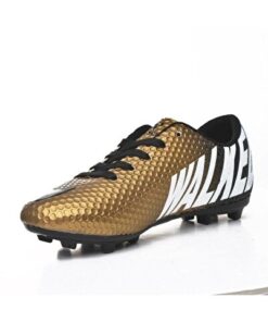Gold Gilding Black Football Boots