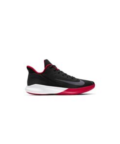 Unisex Black Lace-Up Basketball Shoe