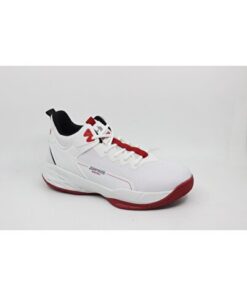 27432 Black - Red - White Unisex Basketball Sports Shoes