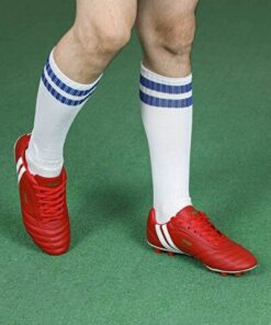 Men's Football Soccer Shoes/Creams - 13256 E - 13256-E-RED