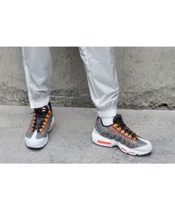 X Kim Jones Air Max 95 Mens Black/Orange Color Sneaker Shoes