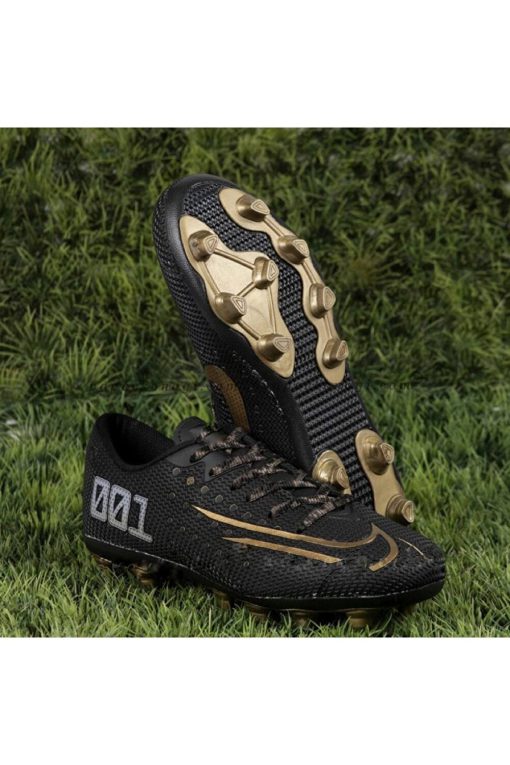 Mds Crampon 001 Black Gold Turf Turf Football Shoes