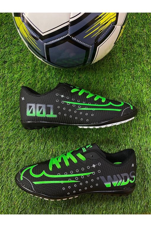 Yusufshoes Studless Mds001 Black Green Turf Football Shoes