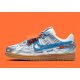 Off-White x Air Rubber Dunk University Blue Kids Sneakers