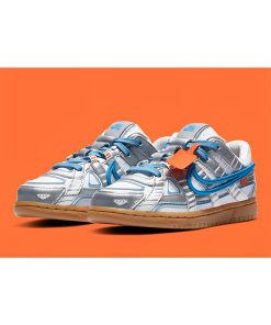 Off-White x Air Rubber Dunk University Blue Kids Sneakers