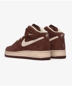 Air Force 1 Mid Chocolate Brown Cream New
