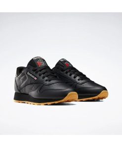 Classic Leather Black Unisex Sneaker 100008493