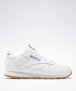 White Boy's Walking Shoes Ar1148 Classic Leather