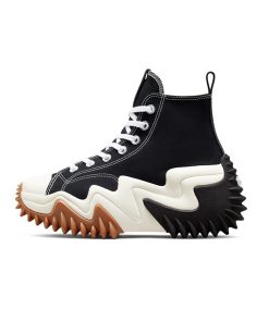 Black Sneaker Runstar Motioncx Platform Canvastractor Hedgehog Unisex Convers High-Sole Sports Shoes