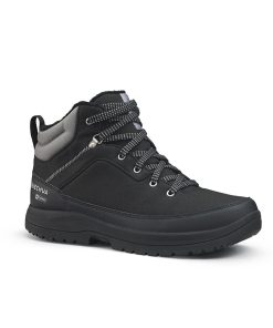 Men's Outdoor Snow Boots - Waterproof - Brown - Sh100 Mid